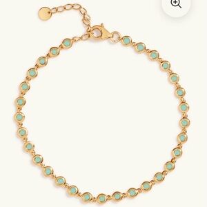 GEMSTONE BEZELS BRACELET